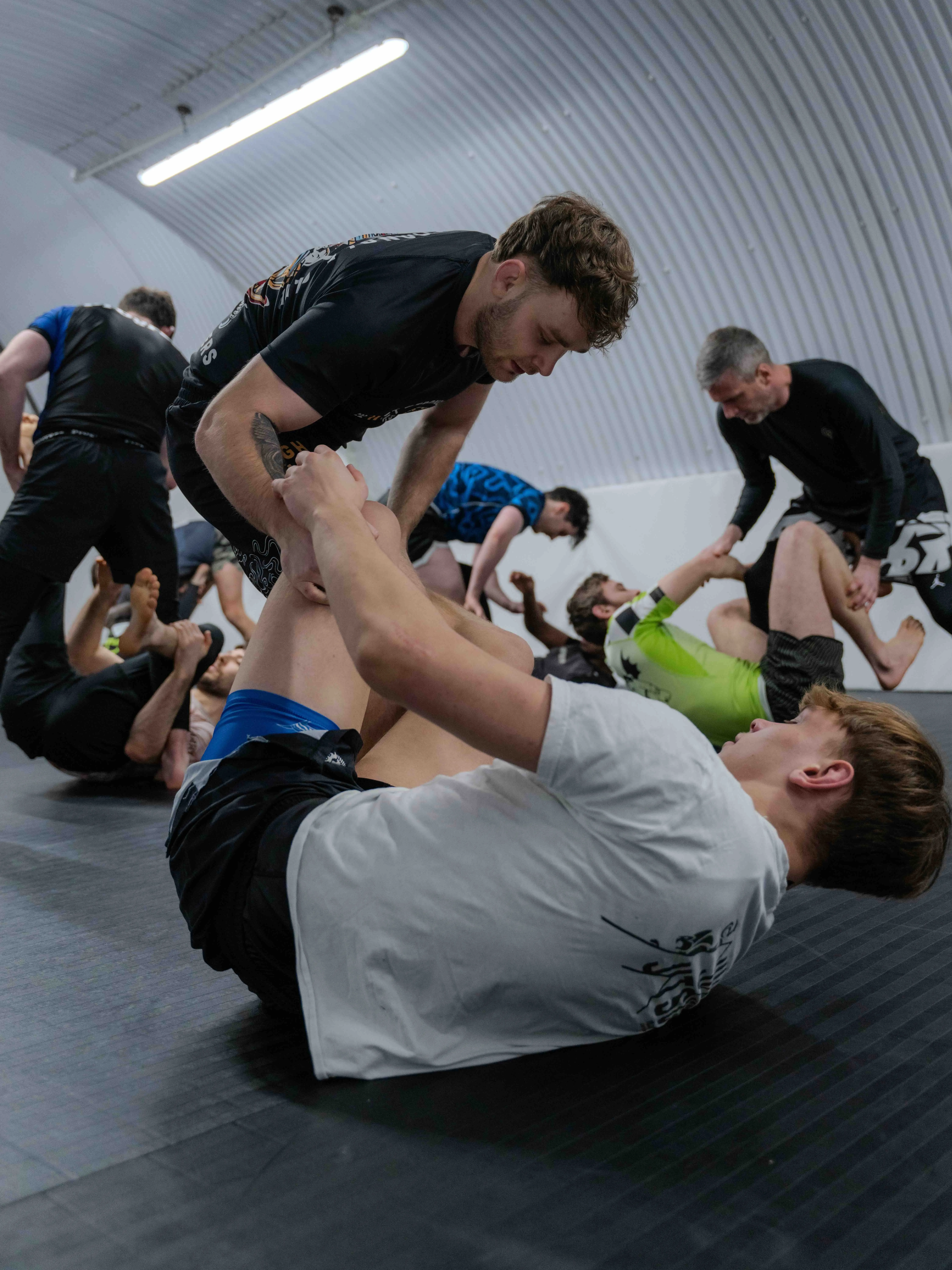 Brazilian Jiu-Jitsu training at Hertz Grappling